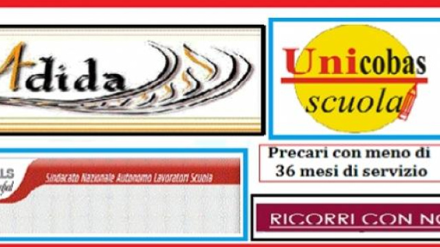 Tutte le sigle sindacali ricorrenti