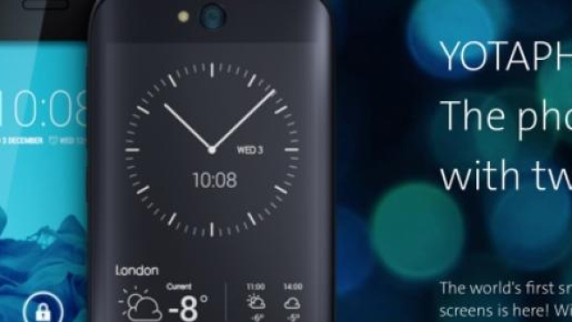 Yota &egrave; l'sclusivo smartphone dal doppio display