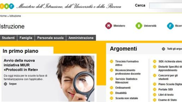 Iscrizioni Online 2015, procedura al via