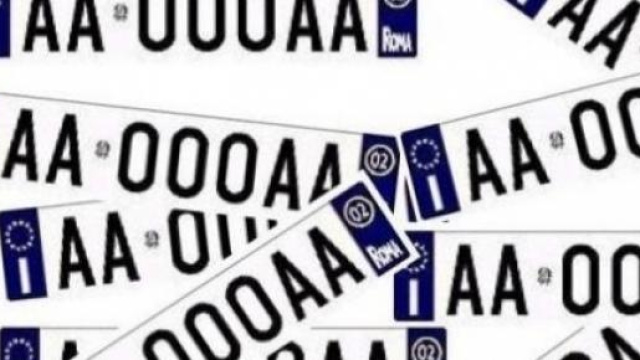  Novit&agrave; auto e motori: sono finite le targhe