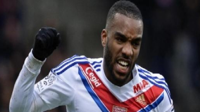 Alexandre Lacazette, centravanti del Lione