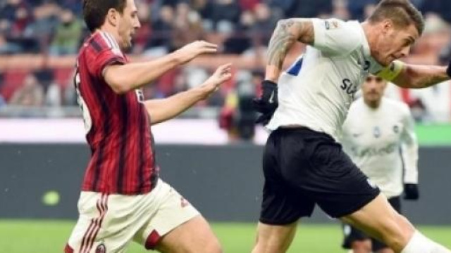 Denis, autore del  gol della vittoria atalantina