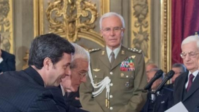 Il Ministro Orlando con Napolitano