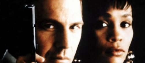 Whitney Houston e Kevin Costner em O Guarda-Costas