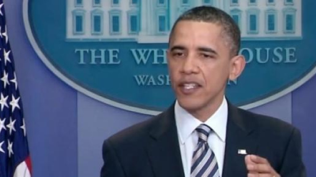 Barack Obama nel discorso sullo stato dell'Unione