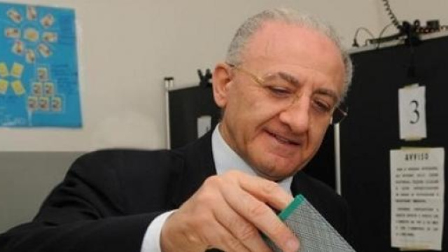 Il sindaco di Salerno Vincenzo De Luca