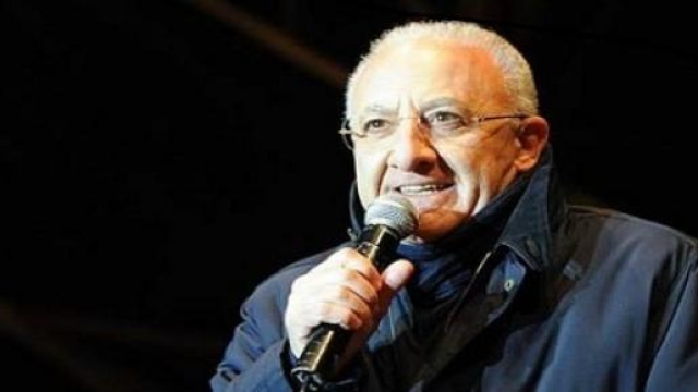 Vincenzo De Luca (foto Massimo Pica, Facebook)