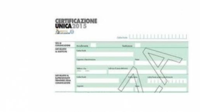 Certificazione Unica 2015