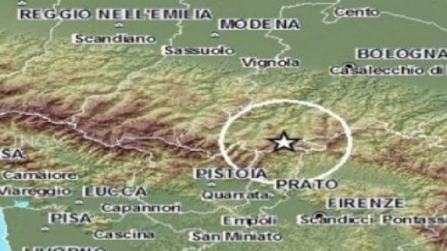 Sciame sismico sull'Appennino tosco-emiliano