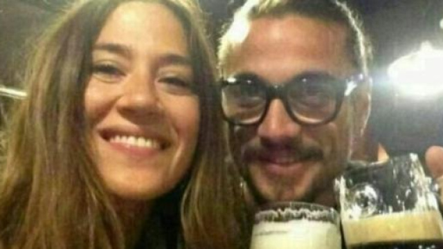 Osvaldo con Jimena, la compagna 