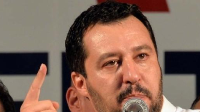 il leader della Lega Salvini