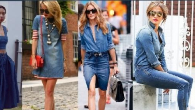 Look total denim - foto da pinterest