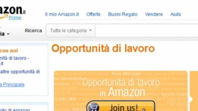 offerte di lavoro Amazon come candidarsi