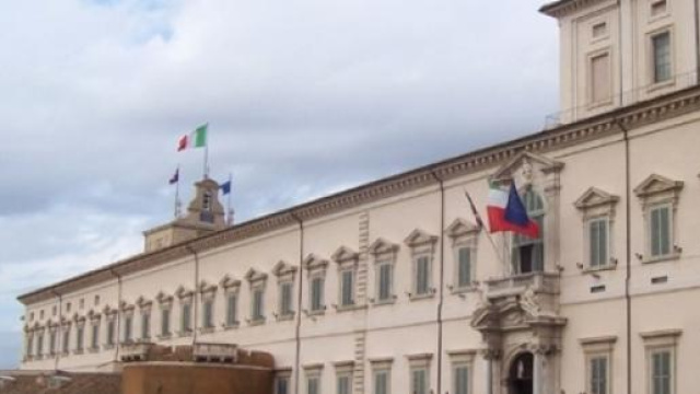 Il Quirinale, sede del Presidente della Repubblica