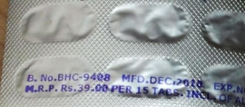 Medicamento caducado, f&aacute;cilmente reetiquetable.