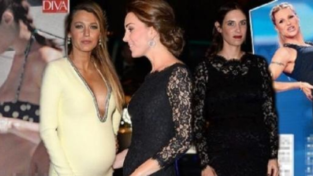 Gravidanze vip 2015: Hunziker e Middleton mamme.