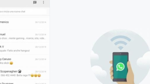 Whatsapp web e l'app si usa anche da pc