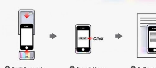 Impresora integrable en un smartphone