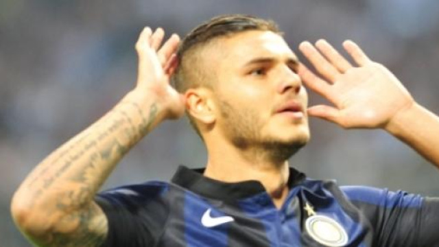 L'attaccante Icardi bomber nerazzurro