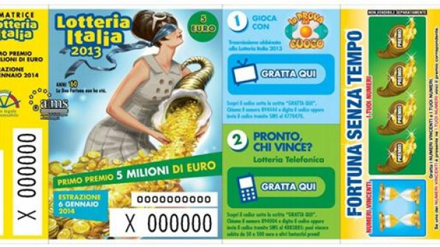 Lotteria Italia 2015, seriali biglietti vincenti