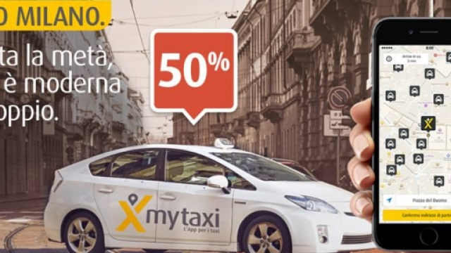 Sconto MyTaxi Milano del 50% sulle corse