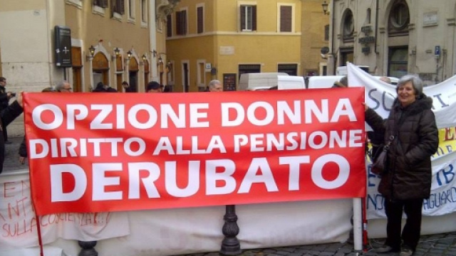 Una manifestazione del Comitato Ozione Donna