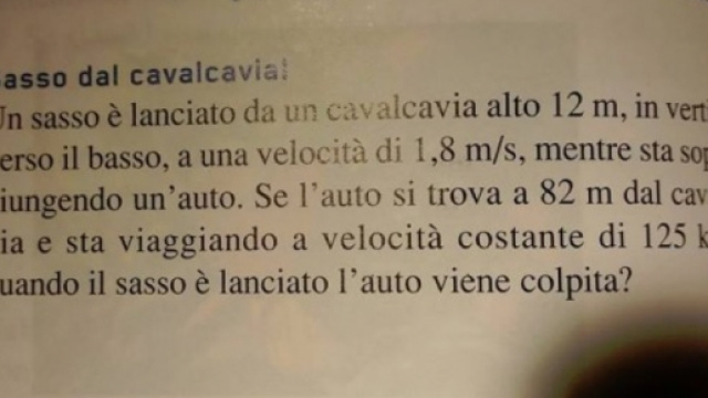 La foto postata su Facebook dal padre dell'alunno
