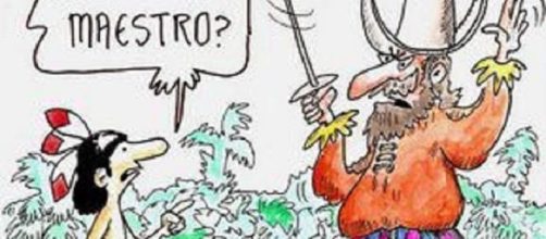 Chiste sobre la conquista espa&ntilde;ola de Am&eacute;rica.