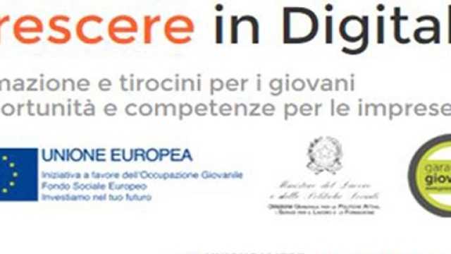Crescere in Digitale,3mila tirocini per 3mila euro