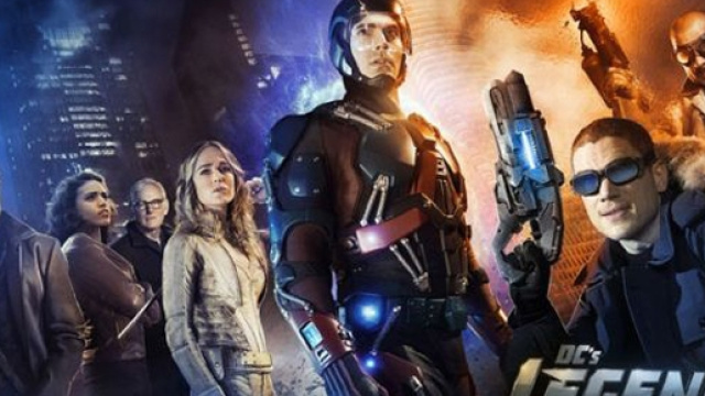 Poster ufficiale della serie Legends of Tomorrow