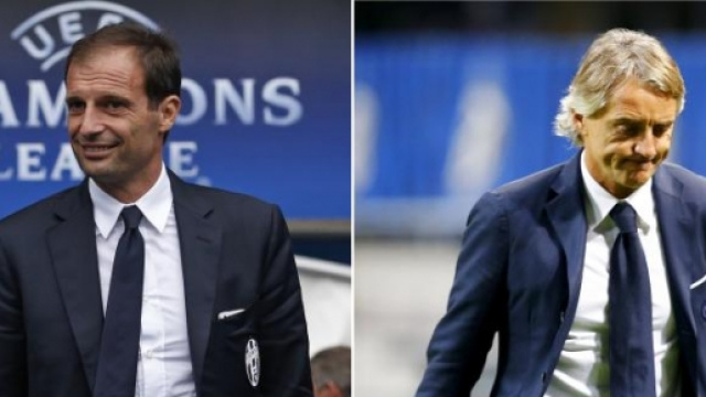 Inter-Juventus, Mancini contro Allegri
