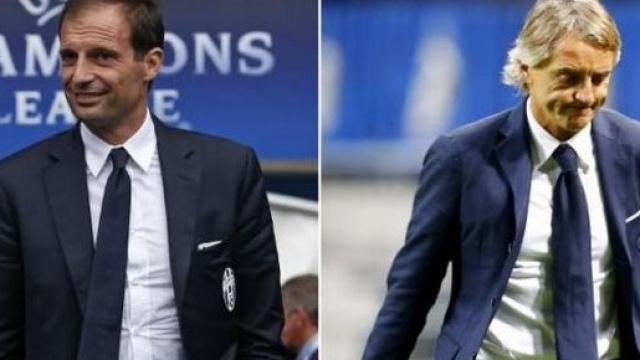 Massimiliano Allegri e Roberto Mancini