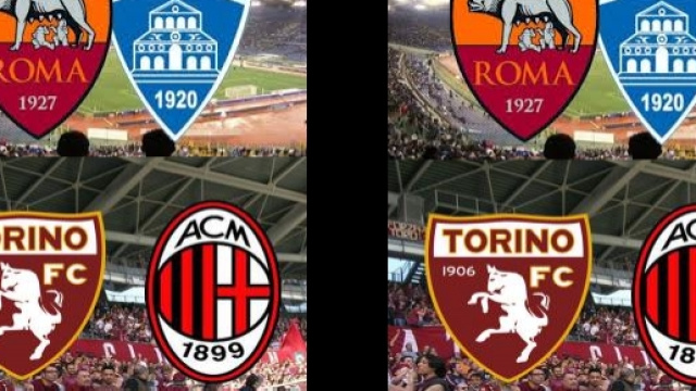 Roma-Empoli e Torino-Milan, 8 turno Serie A