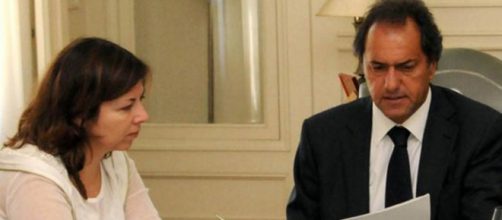 Daniel Scioli con Silvina Batakis