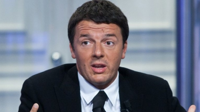 Il Presidente del Consiglio Matteo Renzi