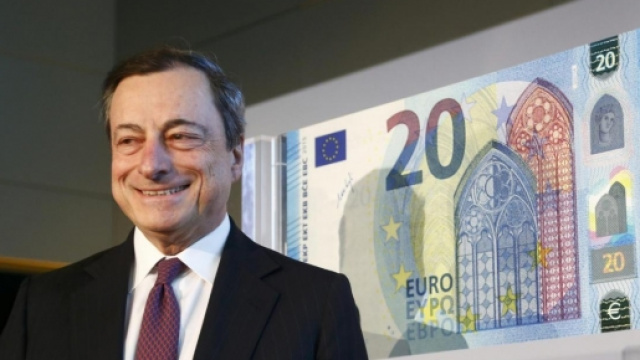 La nuova 20 euro presentata da Draghi
