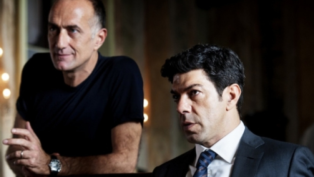 Stefano Sollima con Pierfrancesco Favino