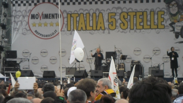L'intervento domenicale di Beppe Grillo a Imola