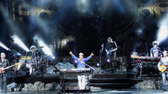 Uno dei concerti del gruppo musicale dei Pooh