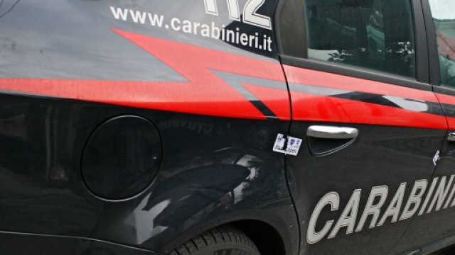 I carabinieri in azione durante il sequestro