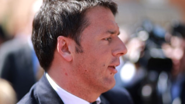 Il presidente del Consiglio, Matteo Renzi