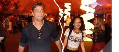 Assun&ccedil;&atilde;o e Macedo no Rock in Rio (Foto: Ag News)