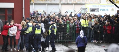 La escuela Kronan en Suecia tras la masacre