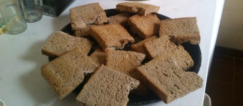 Plato con pan dextrinado (m&aacute;s digerible)