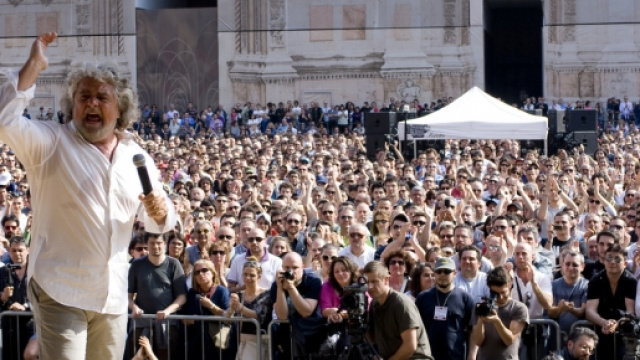 Beppe Grillo leader del Movimento 5 Stelle