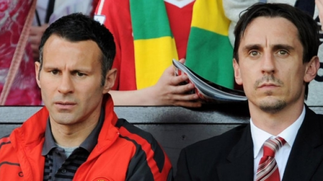 I due ex-calciatori Giggs e Neville