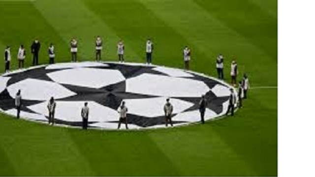 La cerimonia d'apertura della Champions League