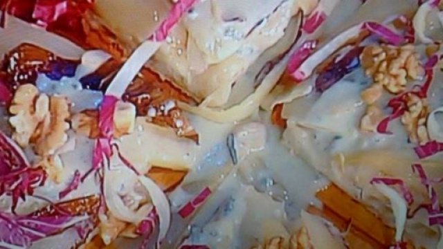 Pizza con pere e gorgonzola di Gabriele Bonci