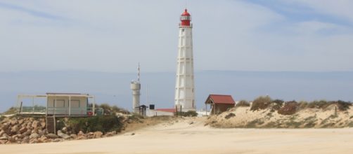Lighthouse of Farol on Culhatra Island