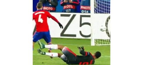 Martial scores United's equaliser